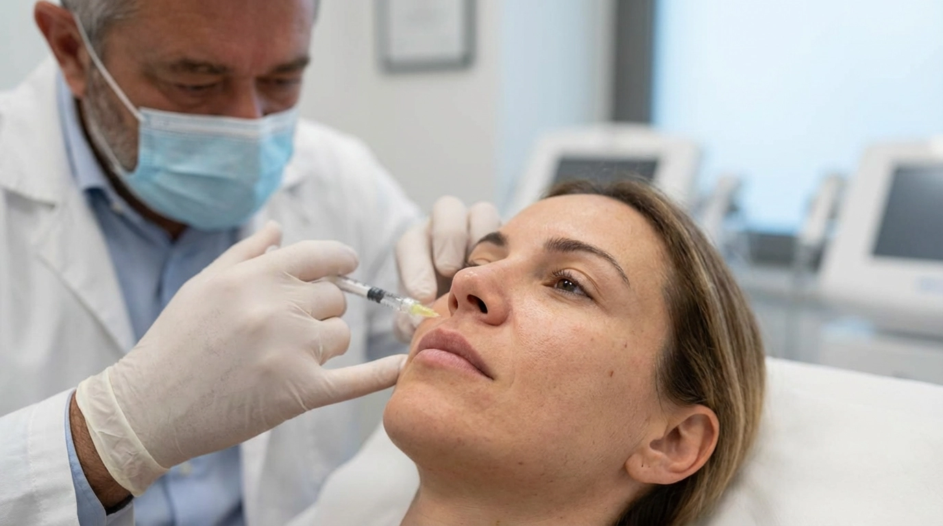 Aplikacija dermalnih polnil kot dopolnilo facelifta